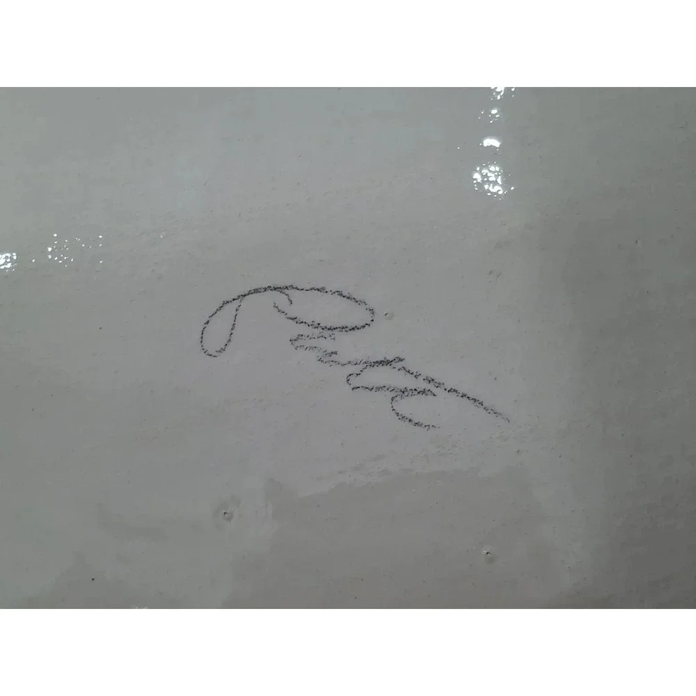 Vintage Pastel Nautical Fish Hand Painted Bowl/Lid & Plate